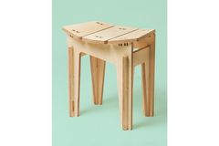Tufetto Carry On Stool, Light Wood