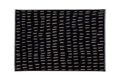 Sprinkle Stripes Reversible Children Rug, 155 x 230 cm, Brown & Black