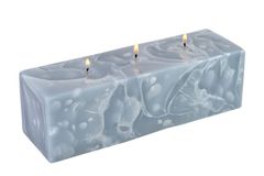 Marble Dove Gardenia Scented Candle, Grey