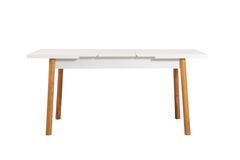 Stormi Uitschuifbare Keukentafel, Wit & Pijnboom