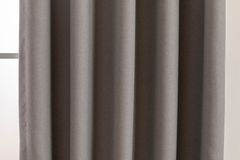 Haruna Blackout Curtain Pair, 120 x 250 cm, Grey