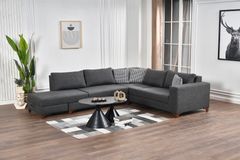 Masse Hoekbank Links, Antraciet