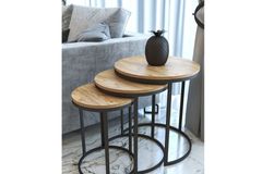 Tubihome Bijzettafelset, Rond