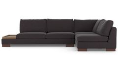 Tulip Corner Sofa Right Chaise, Charcoal Grey