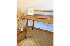 Deman Wooden Desk, 120 cm, Light Wood