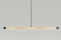 Diverse Lineer 1-Light Pendant, Black
