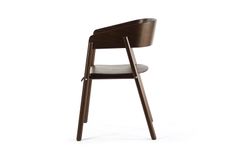 Covus Dining Chair, Dark Wood