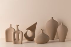 Buccina Duo Vase, Cream