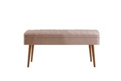 Vina Opbergbank Gestoffeerd, Pijnboom & Nerts