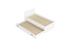 Arnetti Sofia Bedframe met Onderbed, 90x190 cm, Wit