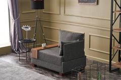 Fly Fauteuil, Rechts, Antraciet