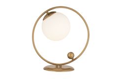 Trebbia Tafellamp, Mat Goud