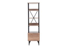 Loft Home Bookcase, 181 cm, Walnut