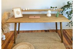 Deman Wooden Desk, 150 cm, Light Wood