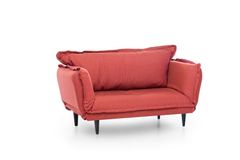 Futon Vino 2-Zitsbank, Steenrood