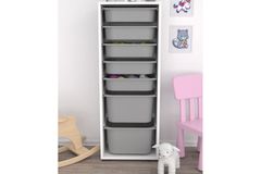 Tobias Children's Toy Storage, Grey