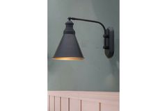 Bellezza Viggo Wandlamp, Zwart