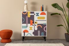 Multicabin Sia Multifunctionele Kast, Met Metalen Poot