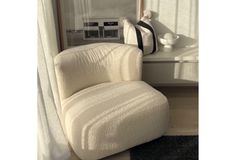 Milan Teddy Fauteuil, Wit