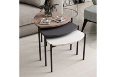 Medway Lenny Metalen Zettafels, Antraciet