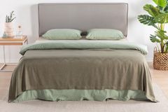 Luna Ophelia Throw, Double Size, Khaki
