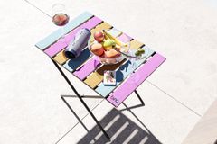 Bino Opklapbare Tuintafel, Roze