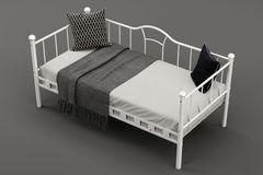 Camelia Metalen Bedbank, 90x190 cm