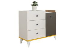 Giallo Ladekast met 3 Lades