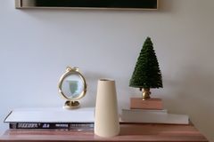 Conical Keramiek Vaas, Beige