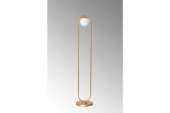 Zenga Oval Floor Lamp, 150 cm, Gold