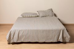 Luna Loft Reversible Ranforce Duvet Cover Set, Double Size, Multicolour