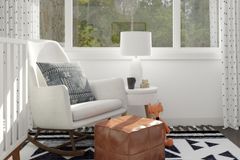 Myruf Schommelstoel, Creme