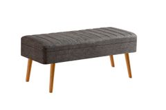 Vina Storage Bench, Anthracite & Pine