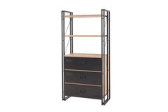 Cosmo Cortex Bookcase, 180 cm, Walnut