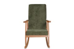 Asedia Trend Schommelstoel, Kaki & Natuurlijke Kleur