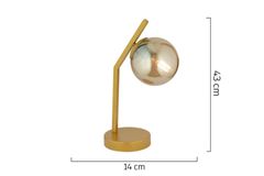 Ferris Tafellamp, Goud