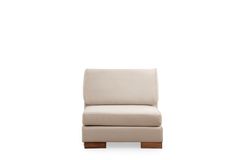 Tulip Modulaire Hoek, Enkele Module Zonder Armleuning, Ecru