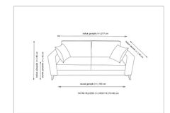 Crystal Slaapbank, Donkergrijs