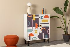 Multicabin Sia Multifunctionele Kast, Met Metalen Poot