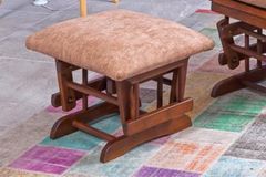 Baroque Schommelstoel, Lichtbruin & Walnoot