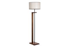 Geweldige Gable Houten Vloerlamp, Creme