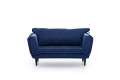 Futon Vino 2-Zitsbank, Donkerblauw