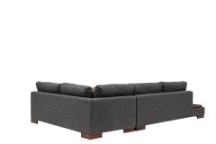 Tulip Hoekbank Links, Antraciet (Zonder pouf)