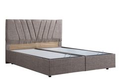 Francisco Boxspringbedset, 180x200 cm, Lichtbruin
