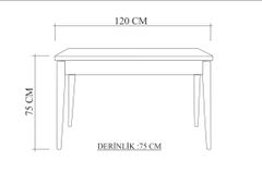 Stormi Keukentafel, Wit