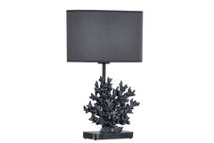Coral Table Lamp, Dark Grey