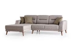 Anka Hoekbank Rechts, 250x170 cm, Lichtbruin