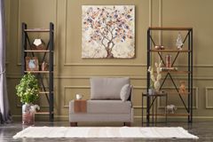 Fly Fauteuil, Rechts, Creme