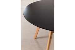 Redon Eettafel, 100 cm, Zwart