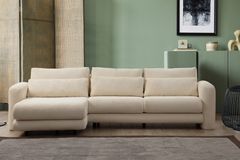 Lilly Hoekbank Links met Lont, Wit